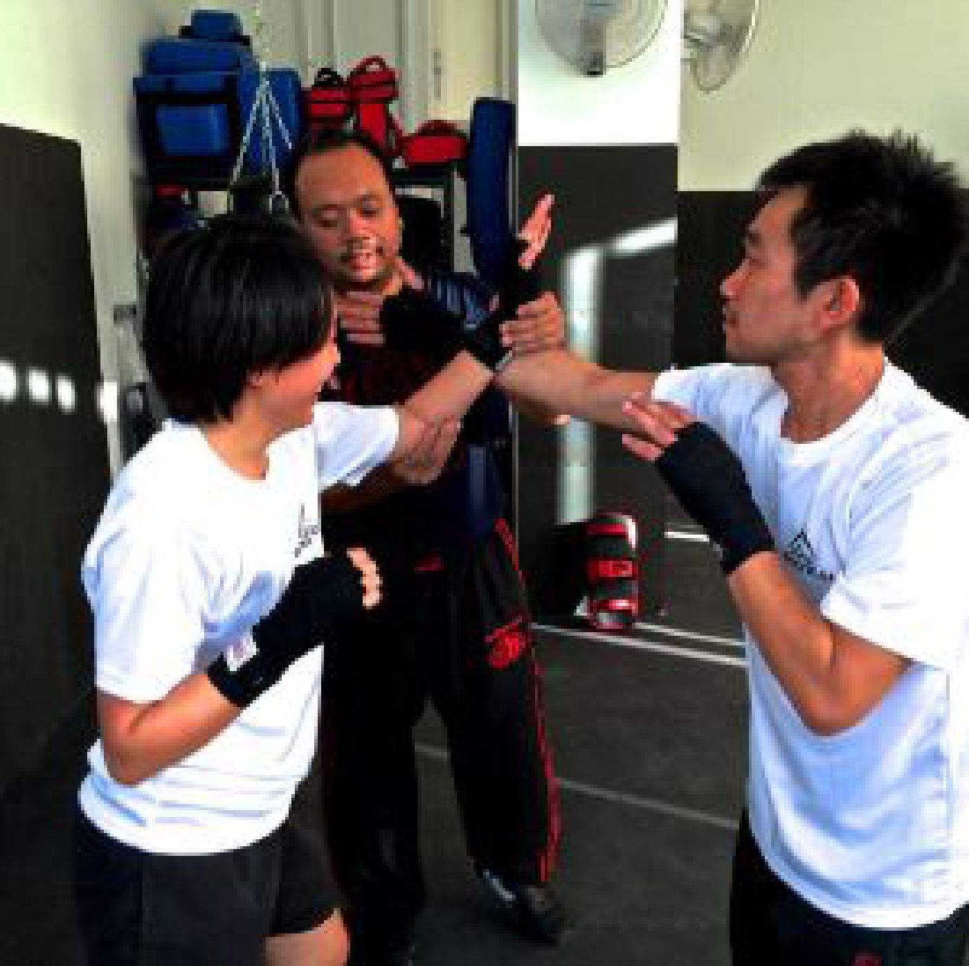 Krav Maga Instructor supervising a drill